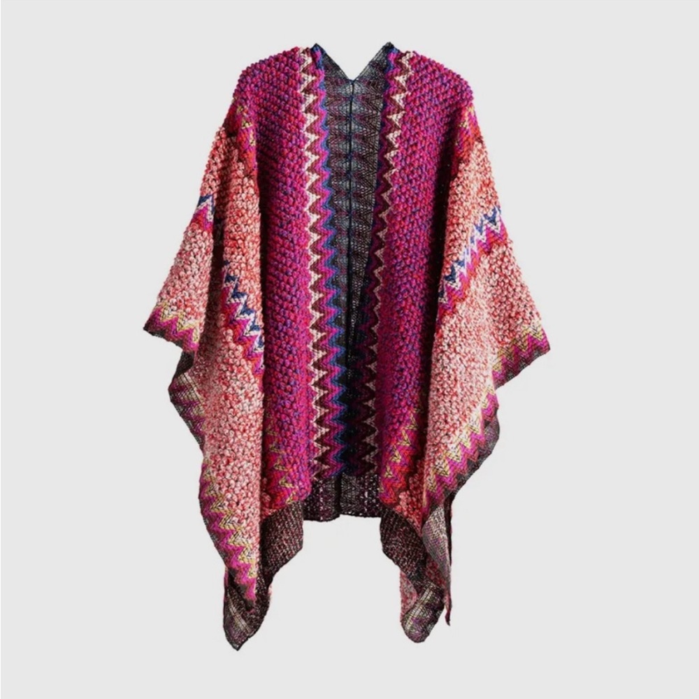 Shiraleah Dora Bohemian Western Retro Shawl (ONE SIZE)